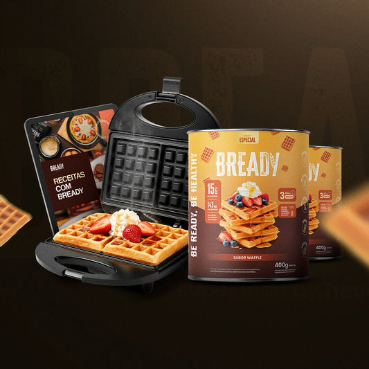 KIT WAFFLE: 1 Lata + Máquina de Waffle