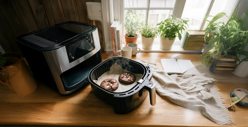 Leve a airfryer por 10 minutos a 180°C ou ao forno de 12 a 15 min